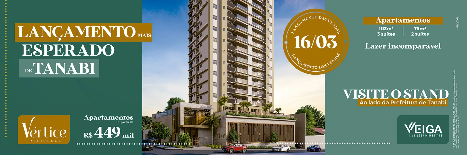 Vértice Residence | Veiga Empreendimentos